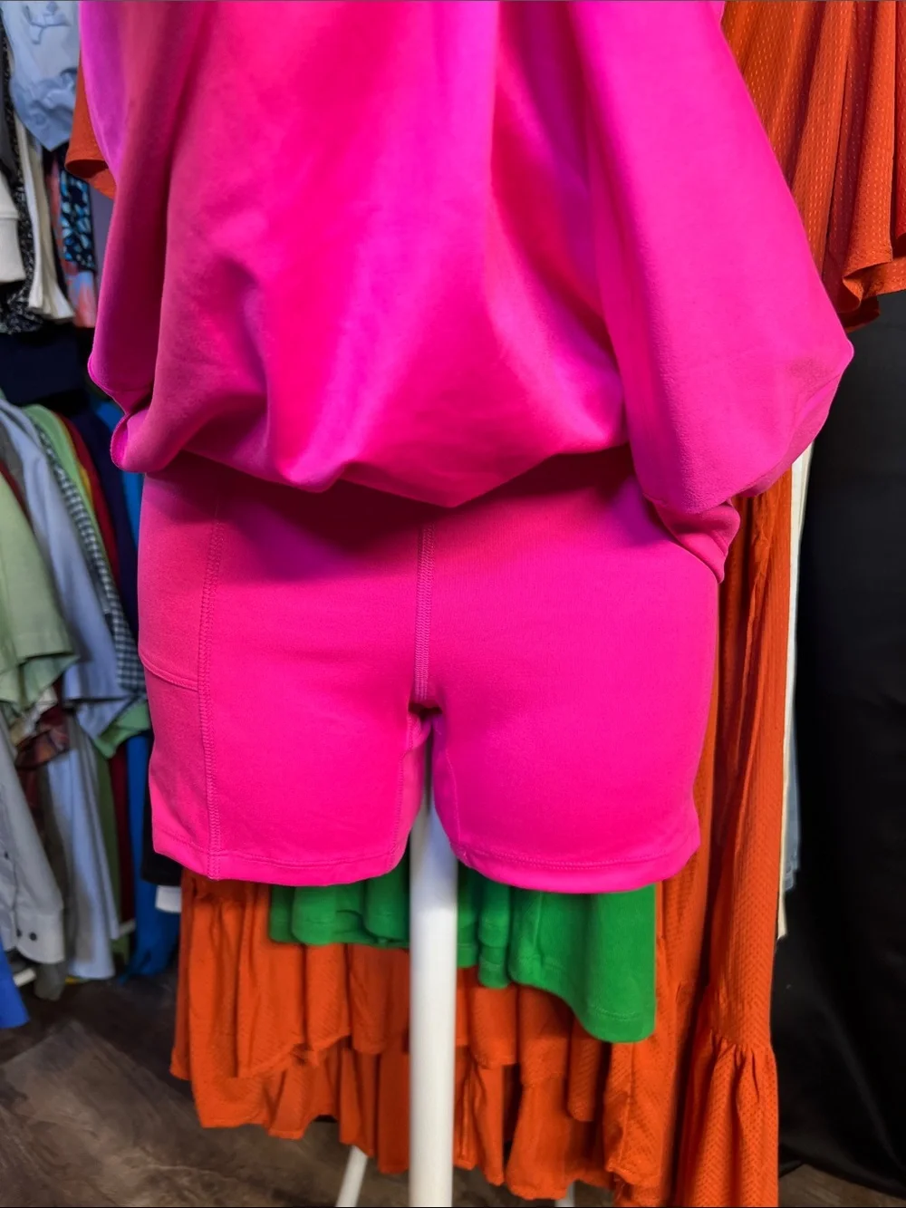 GAP Bright Pink Mini Tank Dress